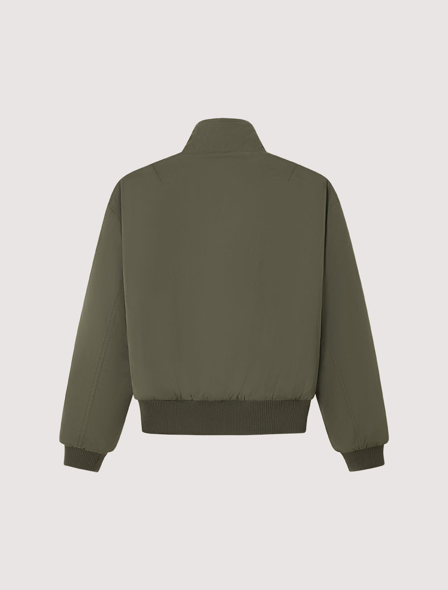 Carrer Oms Reversible Bomber Khaki Green