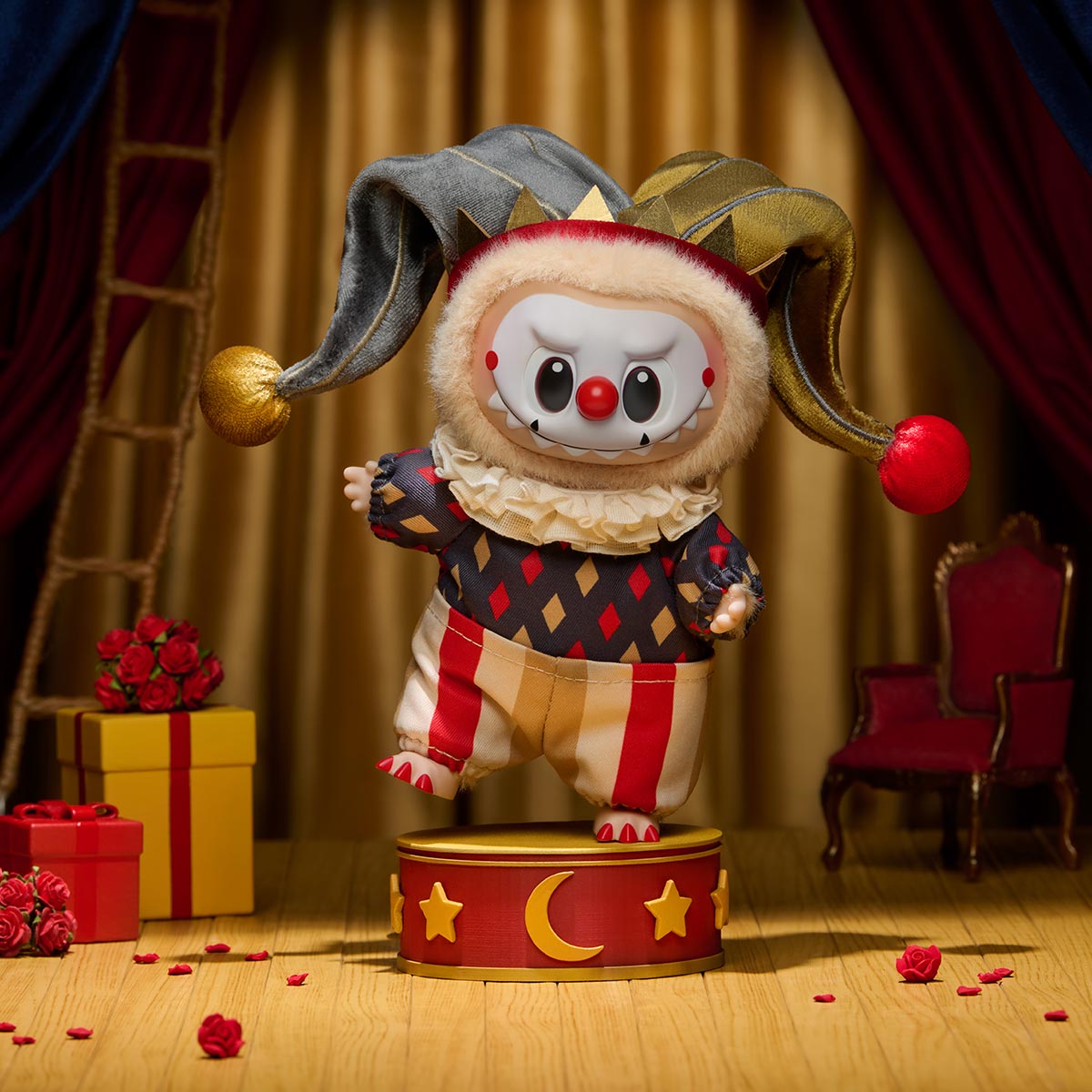 Pop Mart WHY SO SERIOUS Serie Vinyl-Plüsch-Anhänger Einzelne Blindbox