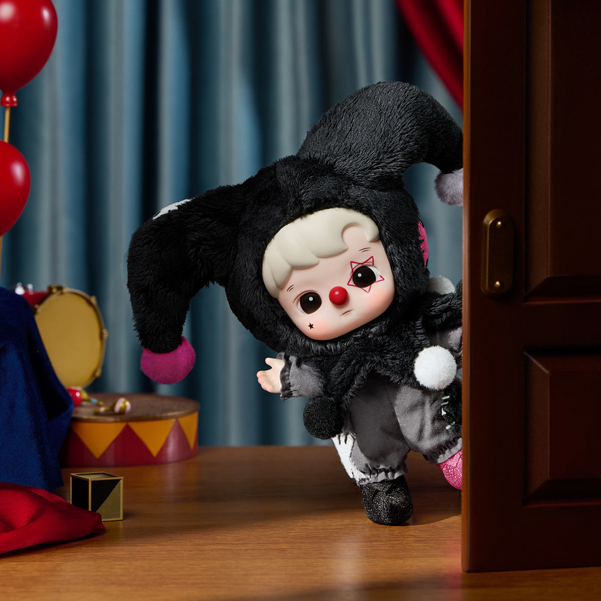 Pop Mart WHY SO SERIOUS Serie Vinyl-Plüsch-Anhänger Einzelne Blindbox