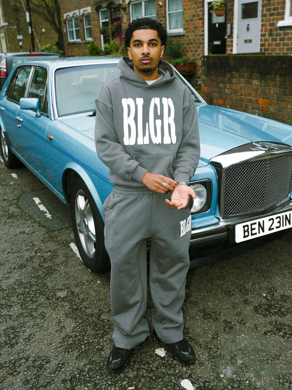 Belaguer Classic Hoodie Stone Grey