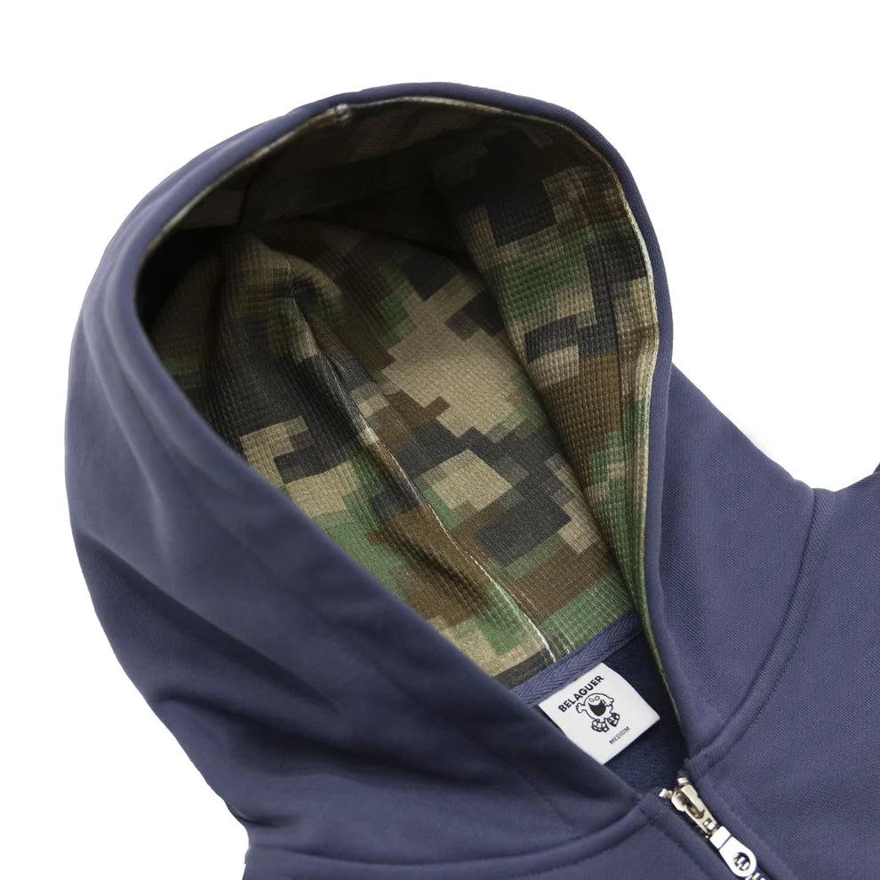 Belaguer Quarter Zip Hoodie Light Navy