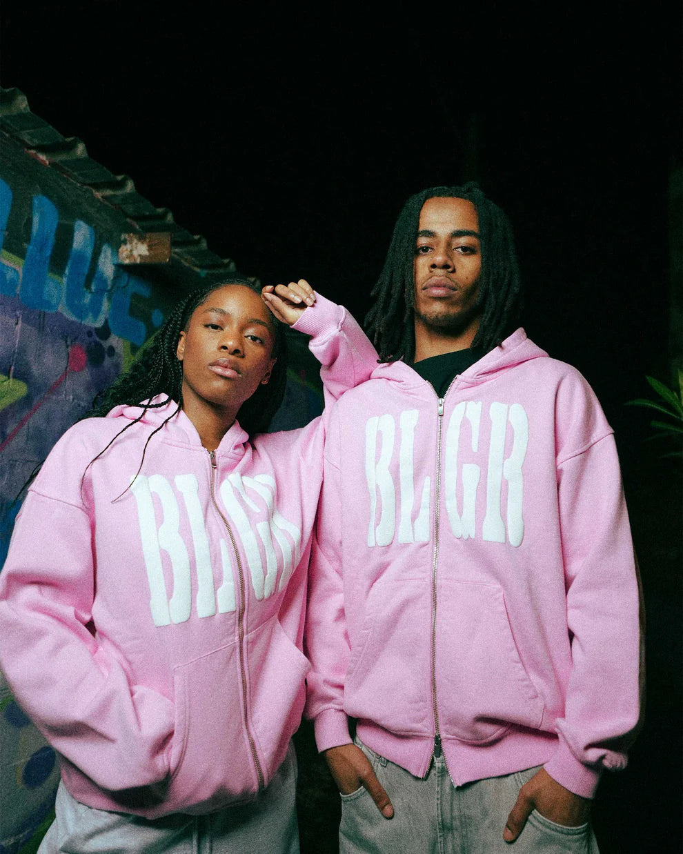 Belaguer Zip-Hoodie Pink