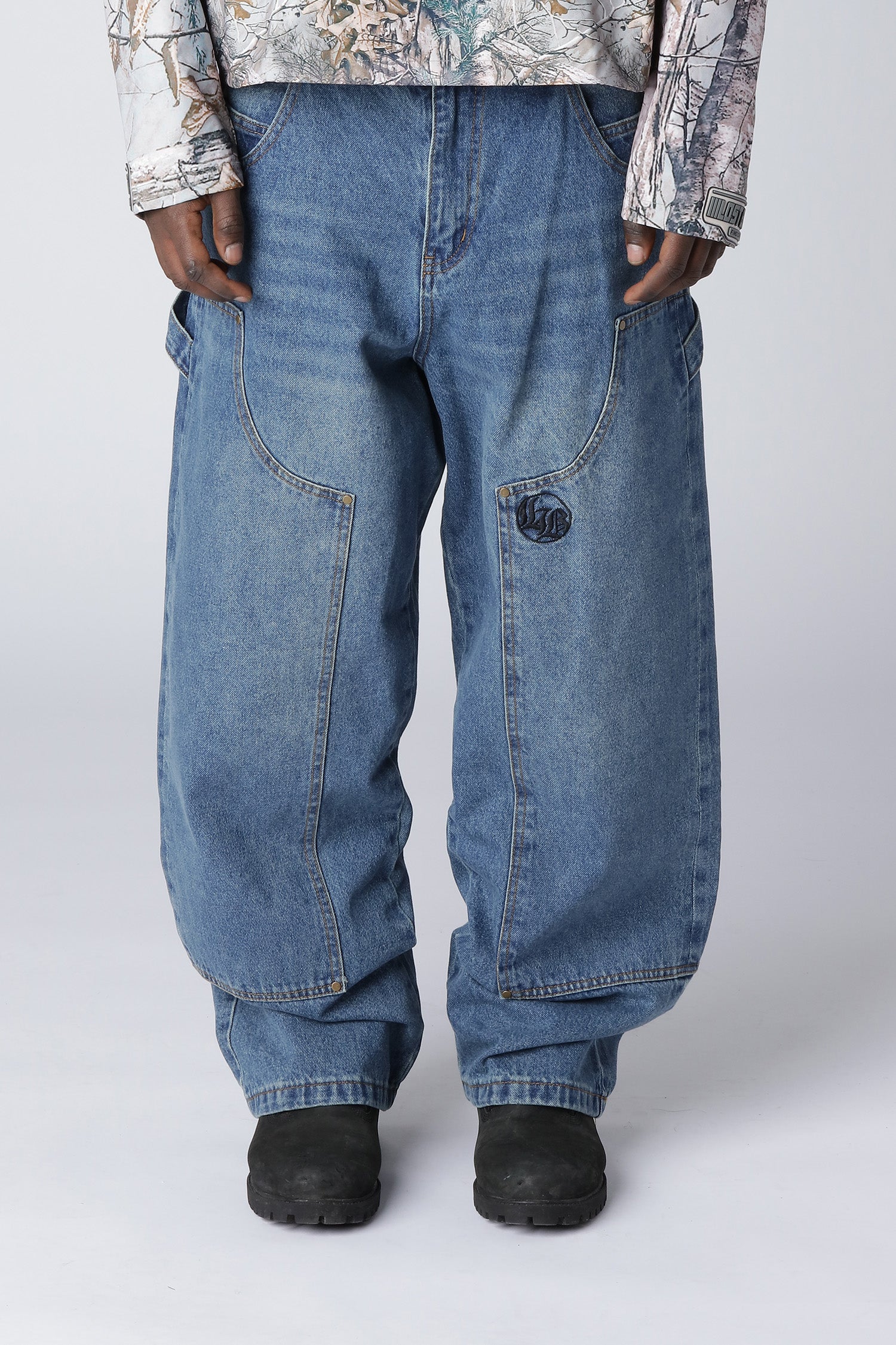 Lost Boys Baggy Carpenter Stonewashed Blue