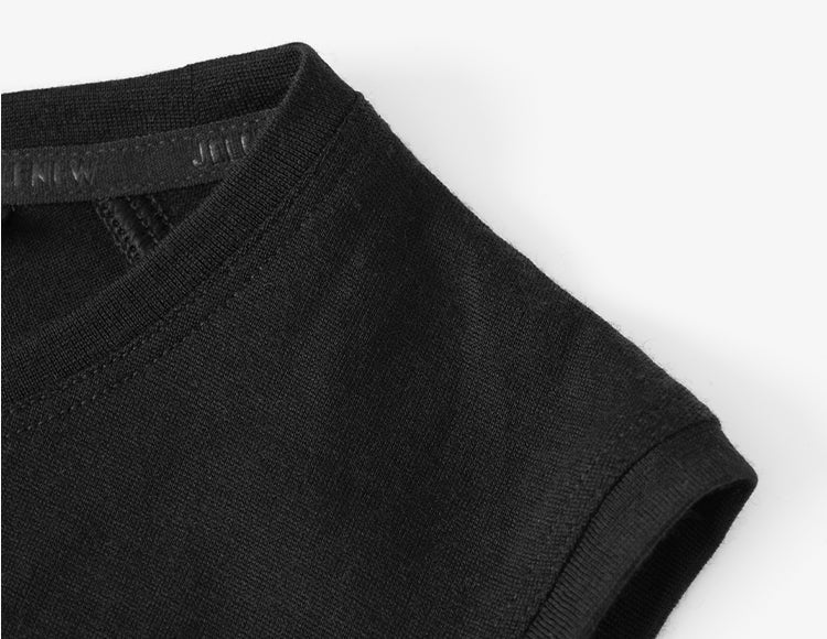 Jelenew Merino Wool Tank Top Black
