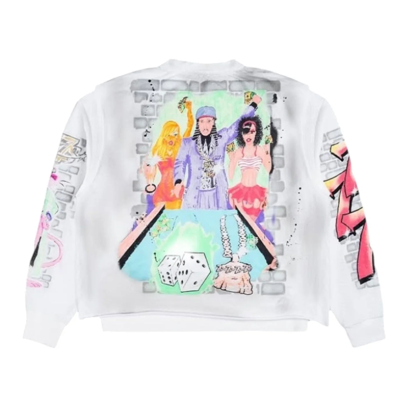Triple Sevens Player L/S T-Shirt White