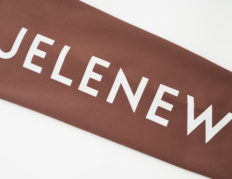 Jelenew logo Soft-brushed Leggings Smoky Brown