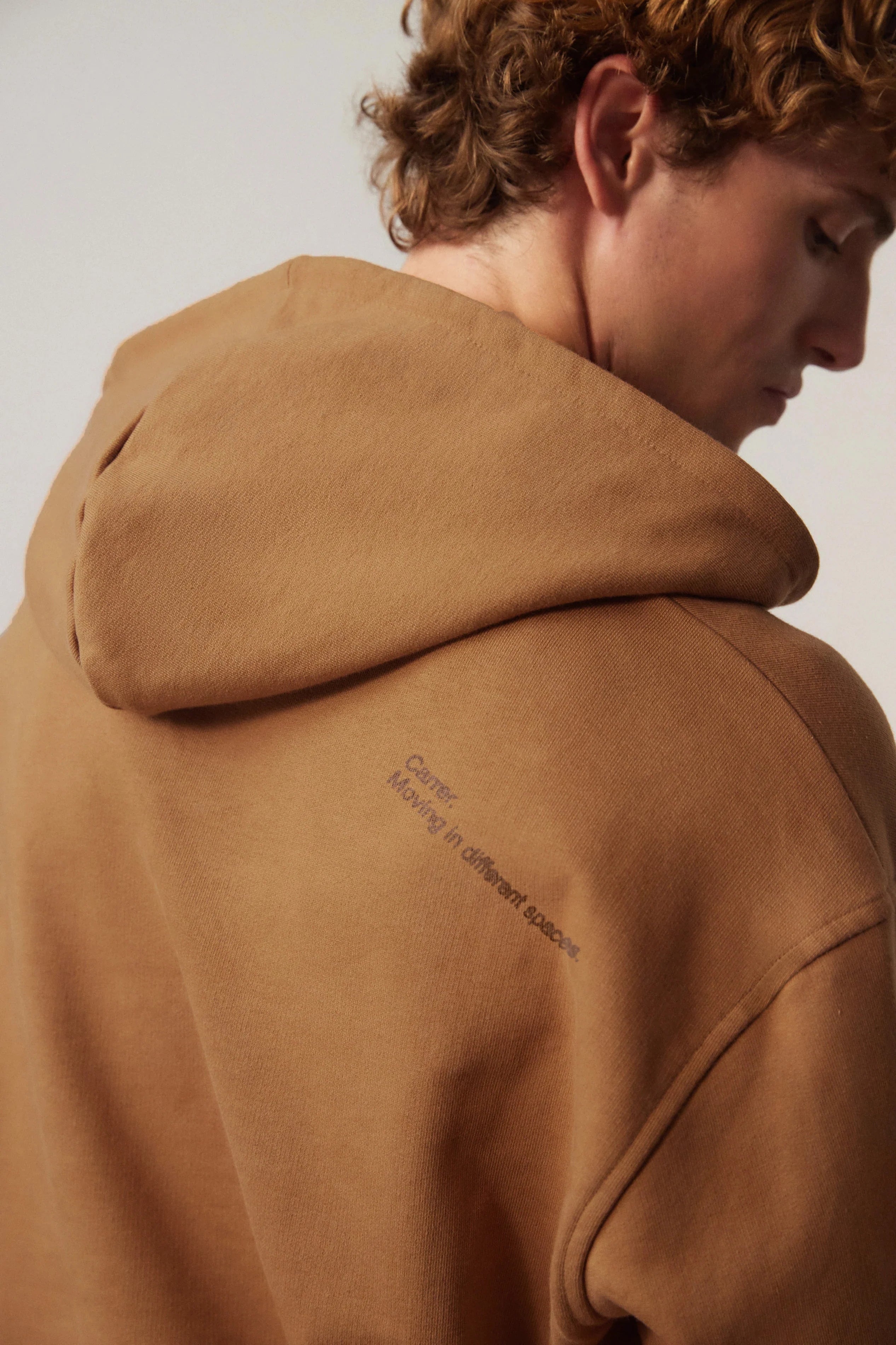 Carrer Luna Hoodie in Bold Camel