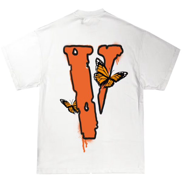 Vlone x Juice Wrld Butterfly T-shirt White – The Garden