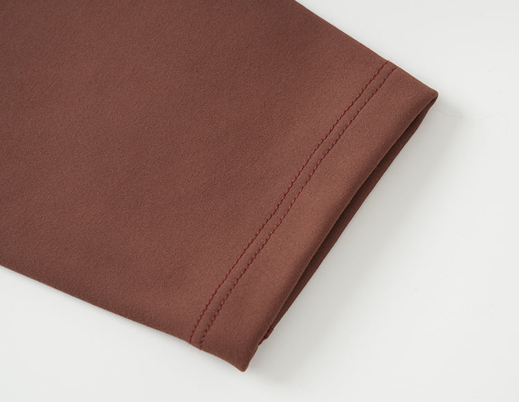 Jelenew logo Soft-brushed Leggings Smoky Brown