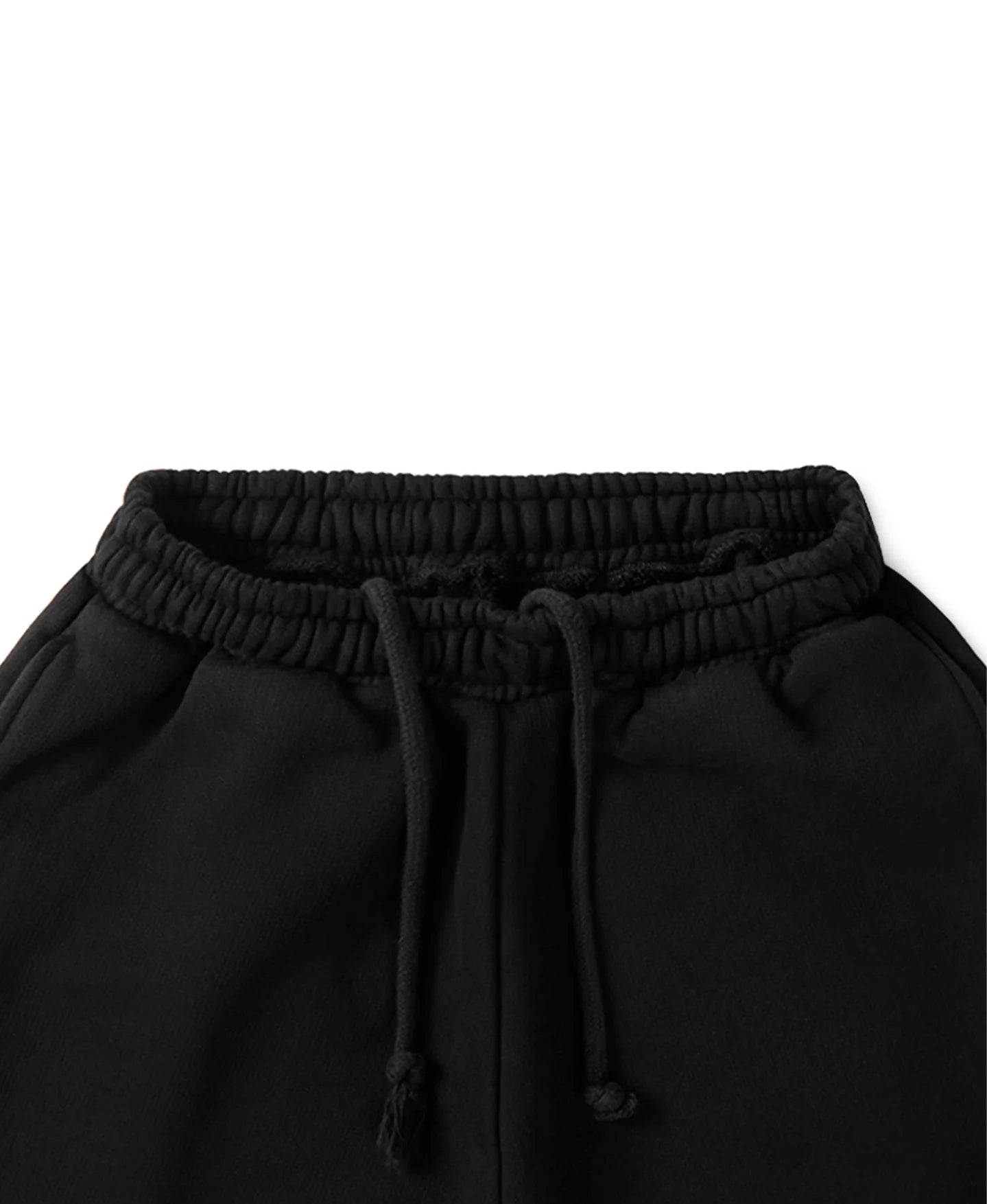 Velour Garments 600 GSM &#39;Jet Black&#39; Straight-Leg Pants