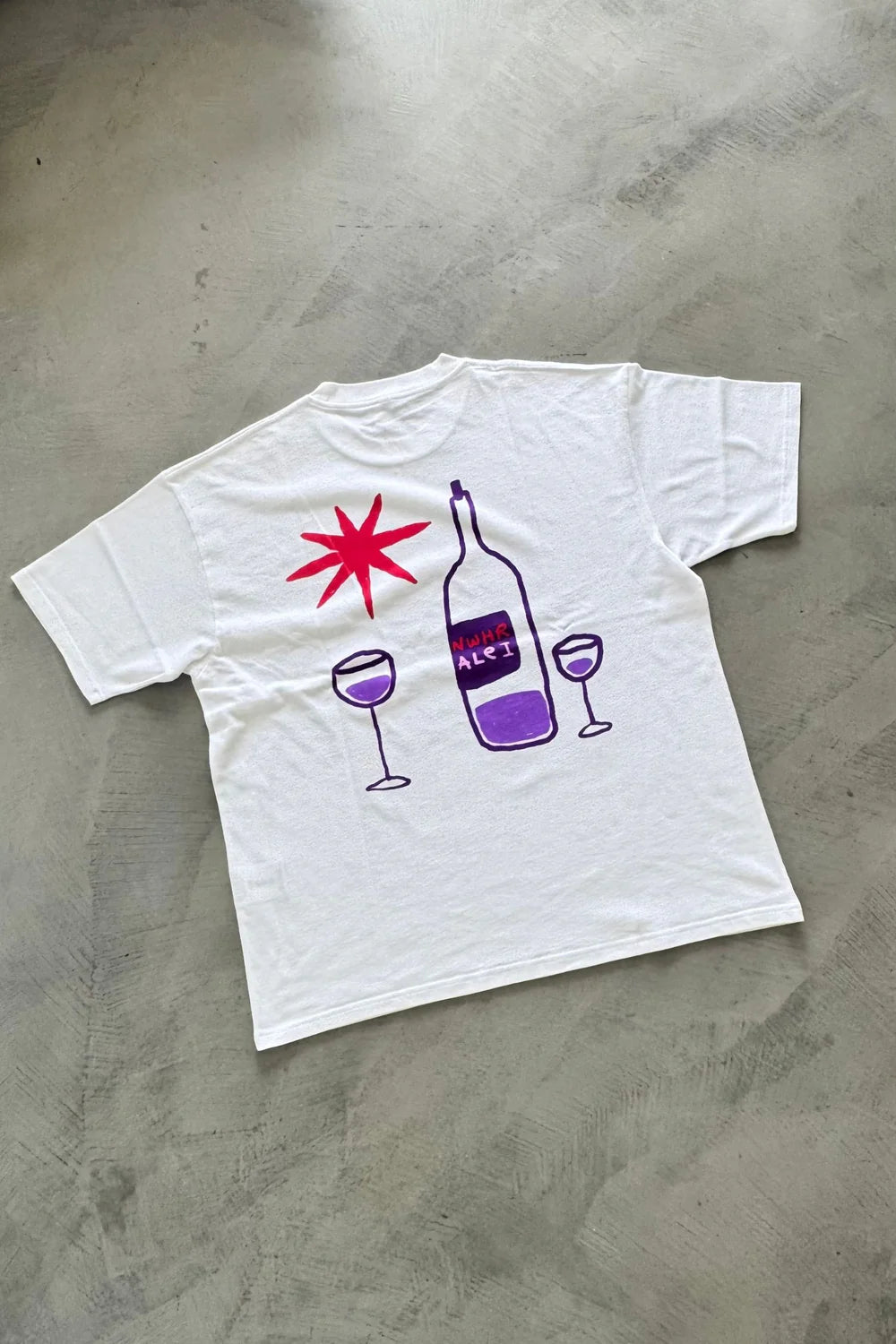 NWHR Viño da casa T-shirt White