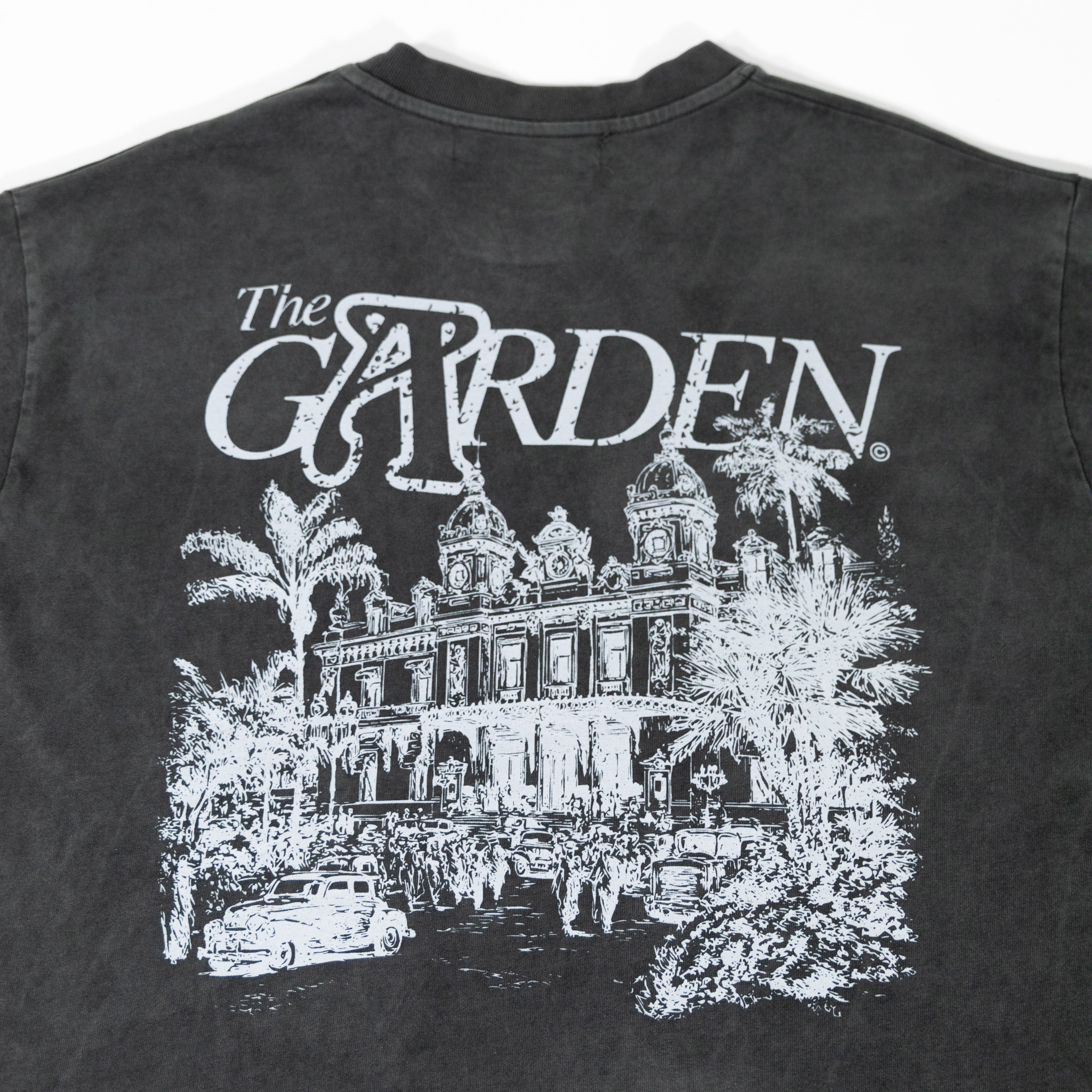 The Garden Casino T-shirt Washed Black