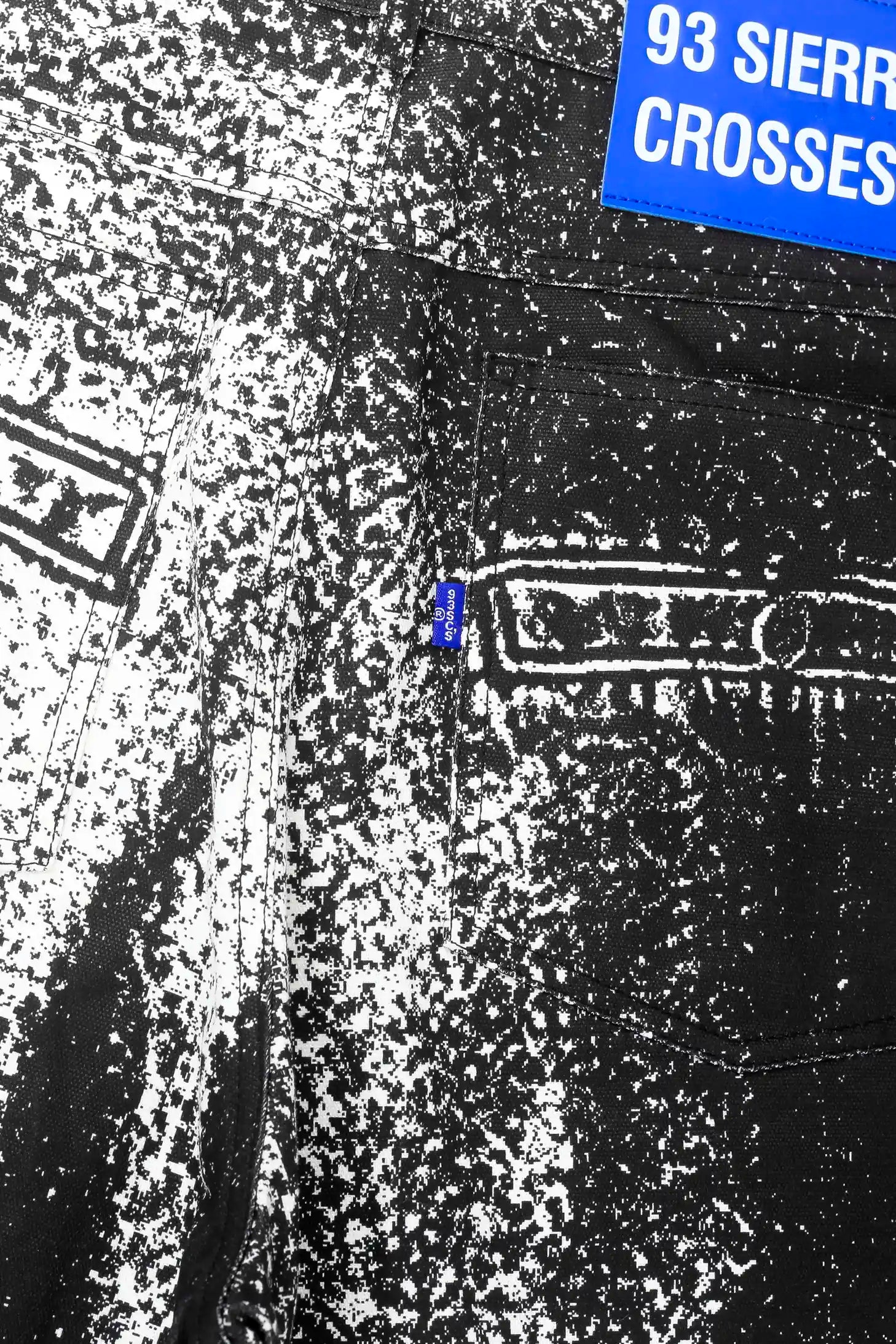 93 Sierra/Crosses Printed White Pants