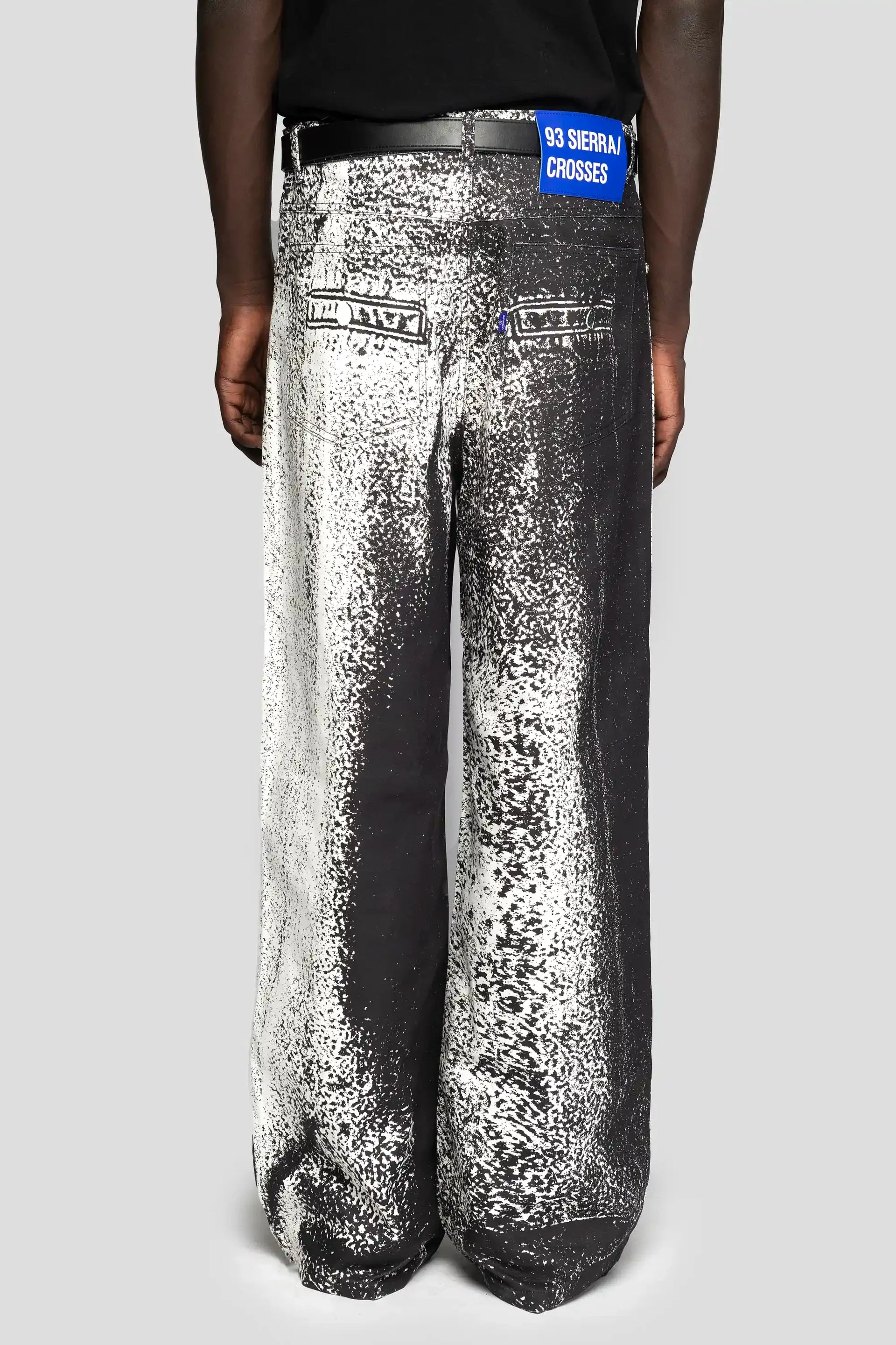 93 Sierra/Crosses Printed White Pants