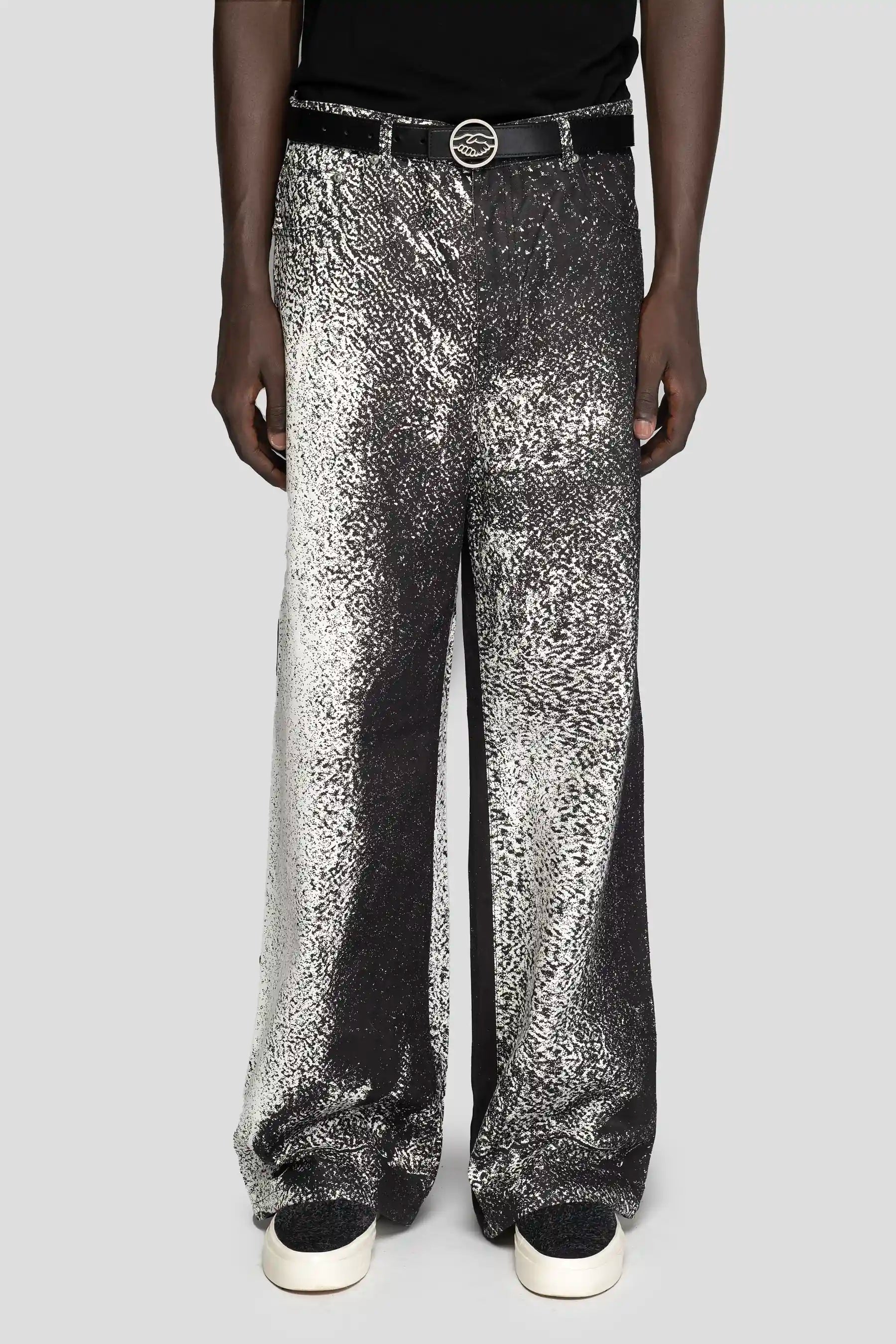 93 Sierra/Crosses Printed White Pants