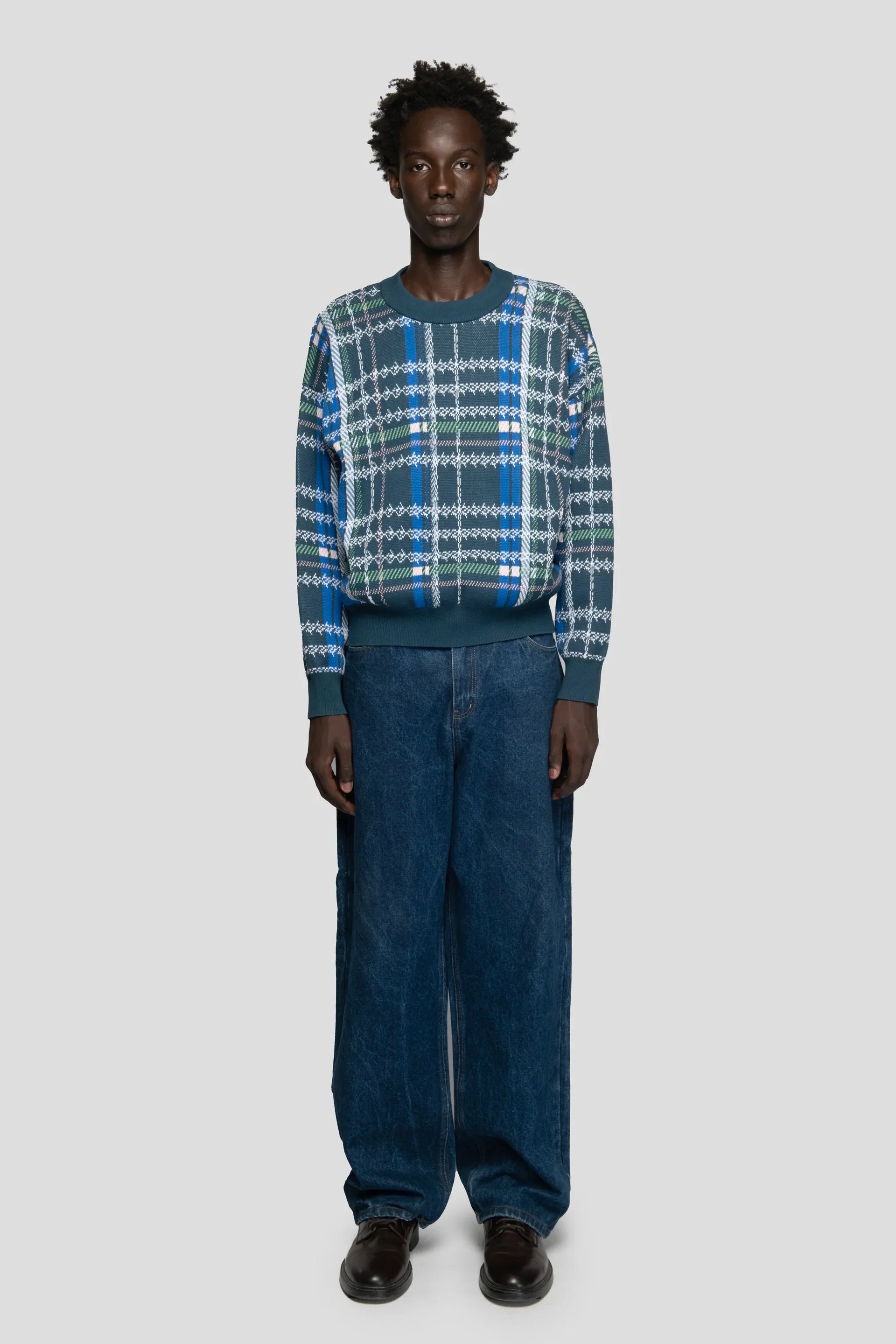 93 Sierra/Crosses Tartan Strickpullover