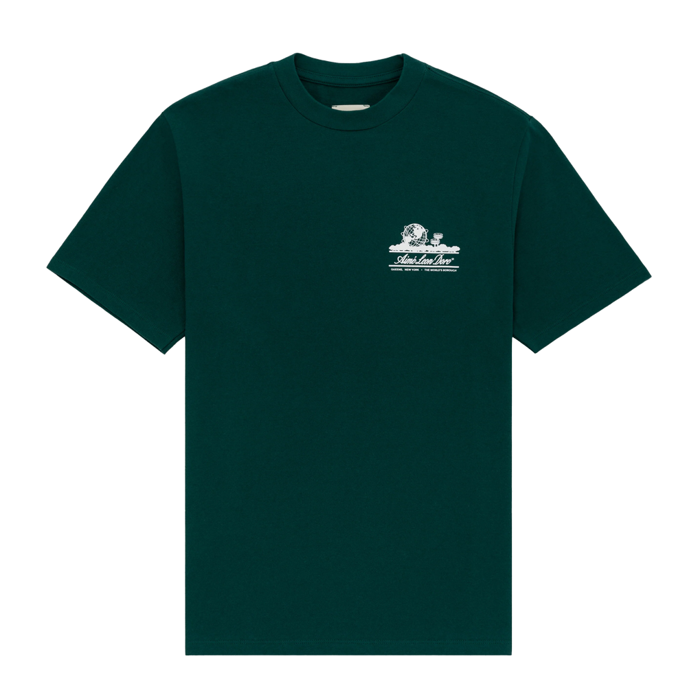 Aime Leon Dore Unisphere Short-Sleeve Tee Pine Green