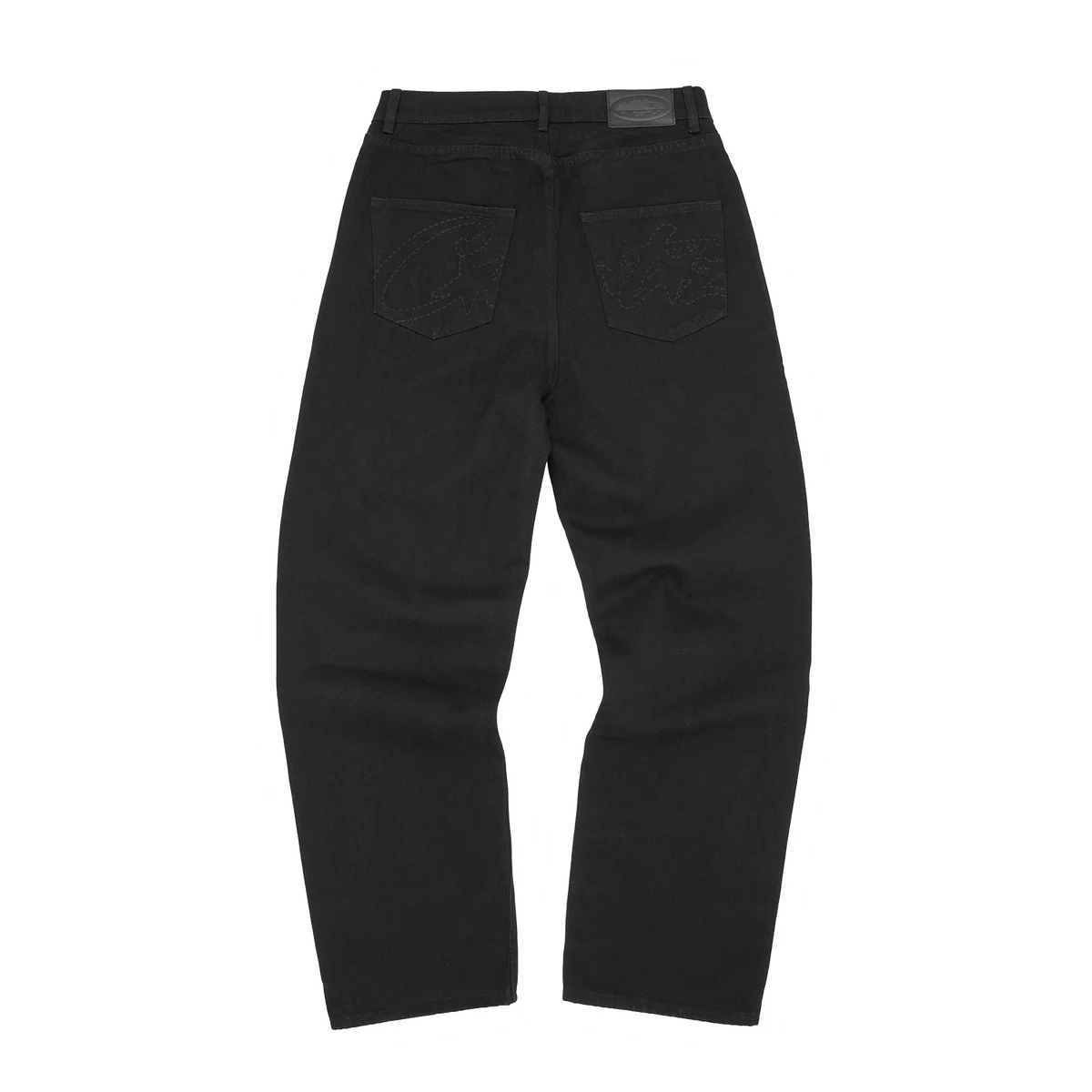 Corteiz C-Star Denim Jeans Triple Black