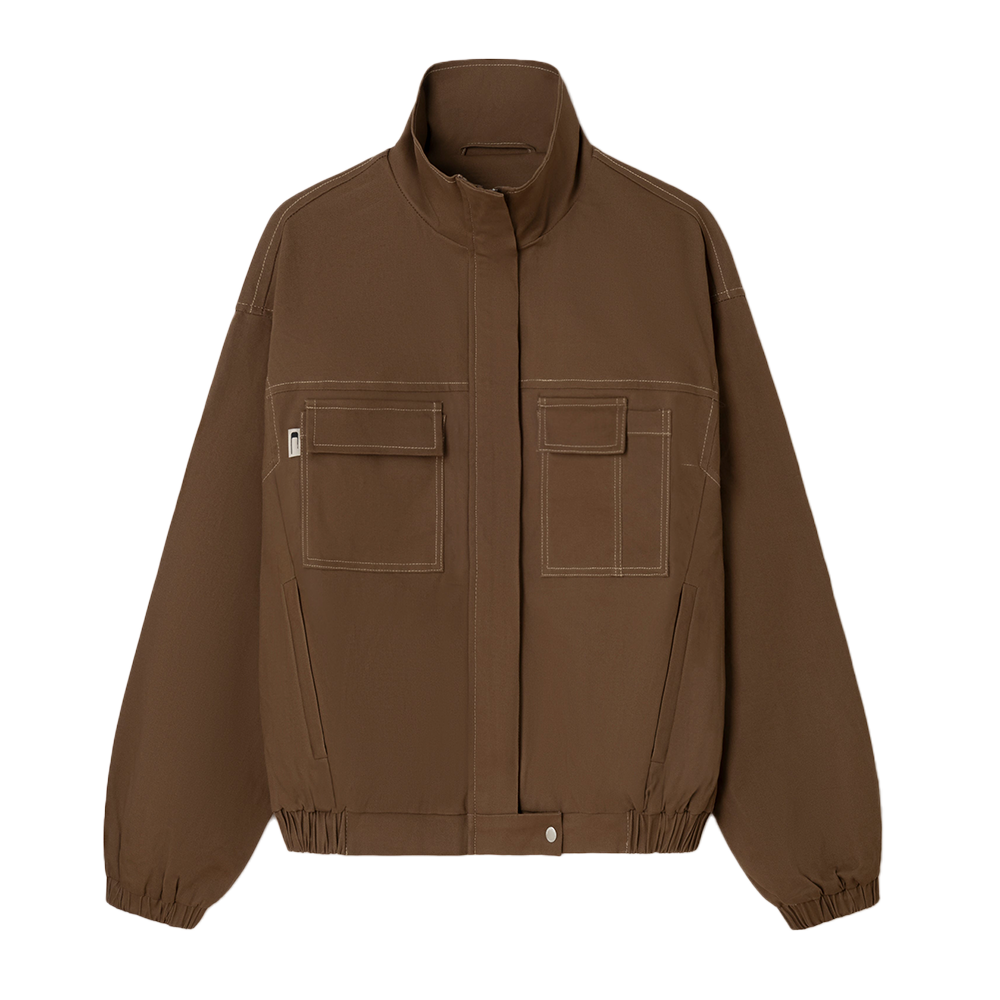 Carrer Barrau Padded Jacket Brown