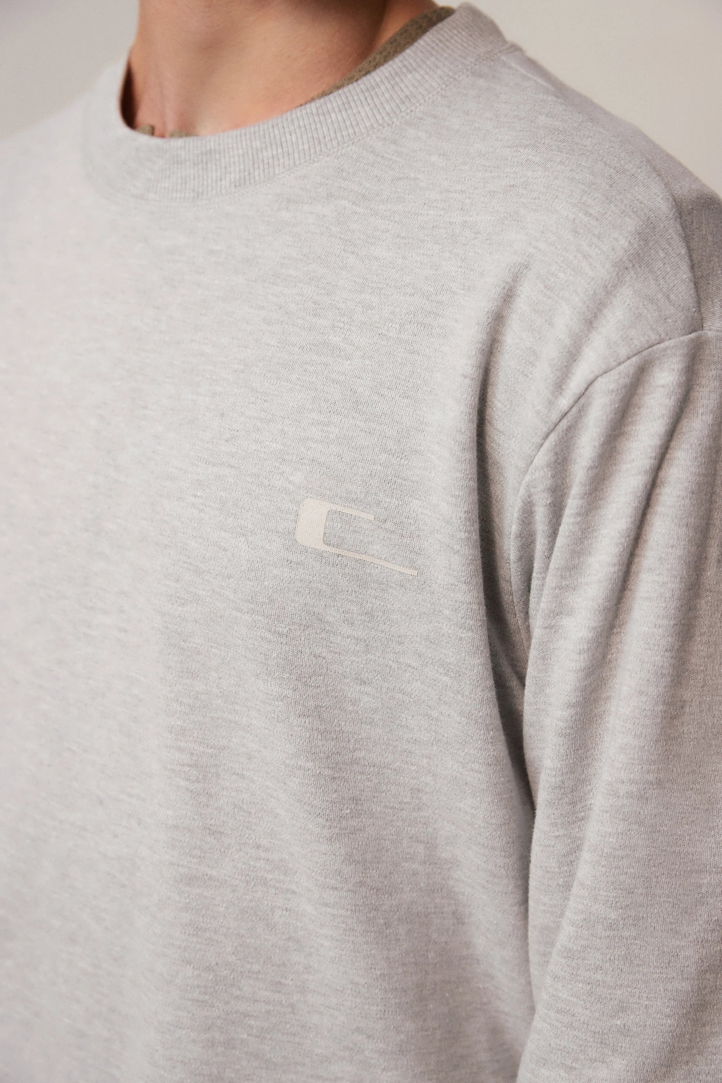 Carrer Casp T-Shirt Long Sleeve in Gray