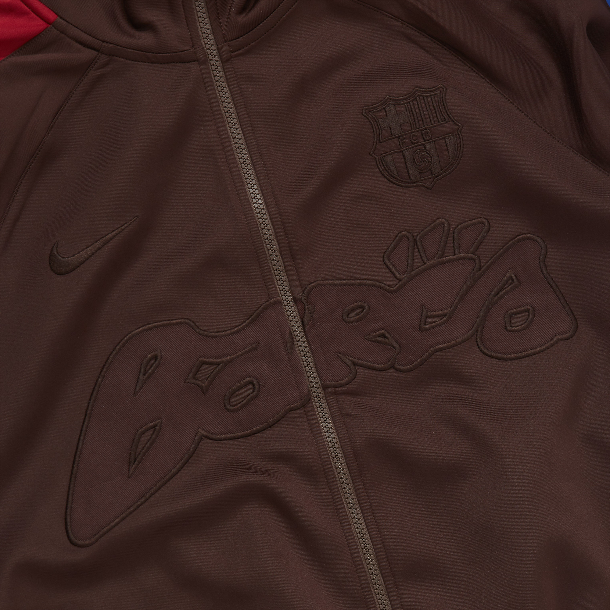 CJ X NIKE X FCB BARÇA RETRO ZIP ANTHEM JACKET