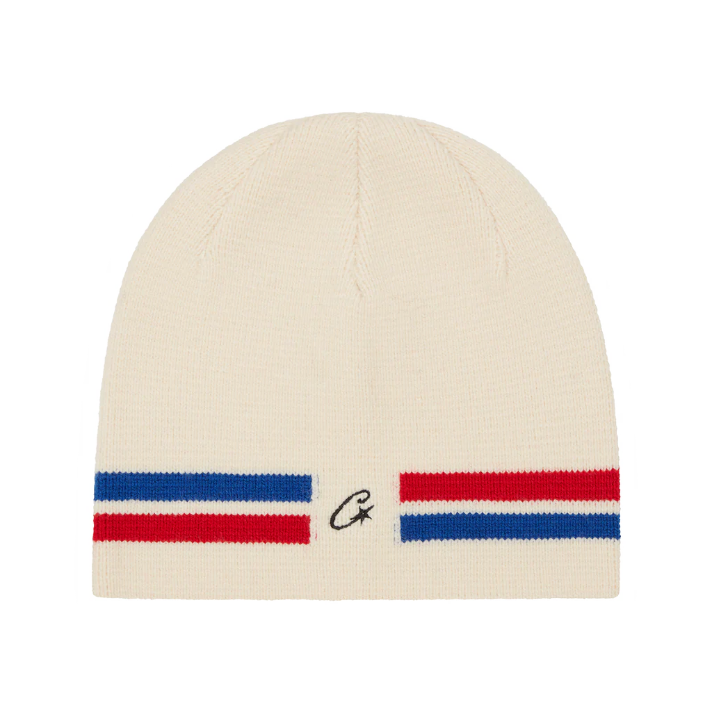 Corteiz VVS Knit Beanie Cream – The Garden