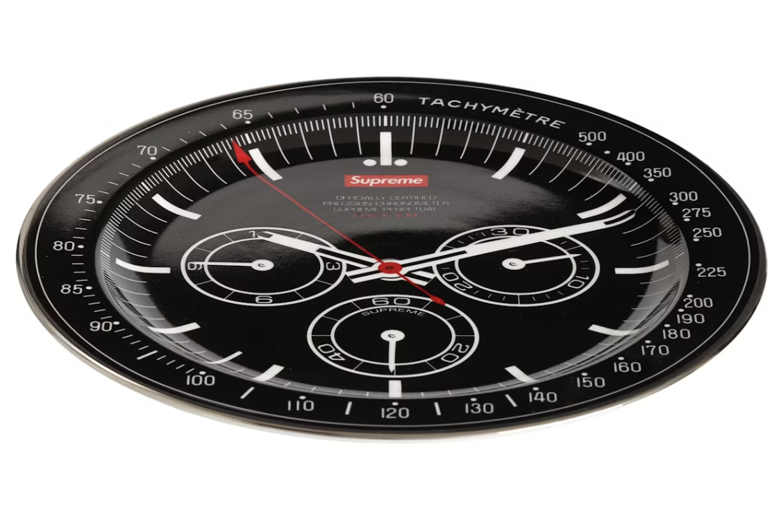Supreme Uhrenplatte Schwarz