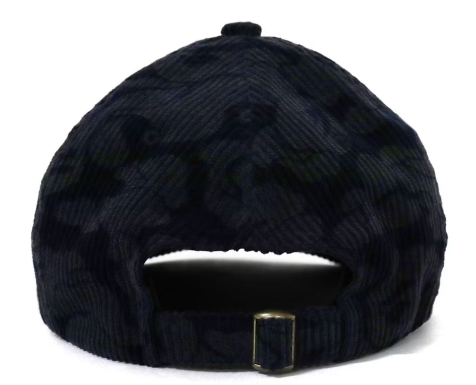 BAPE Solid Camo Corduroy Panel Cap Navy