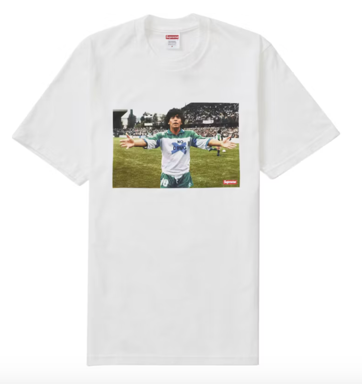 Supreme Maradona T-Shirt Weiß
