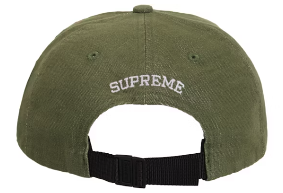 Supreme Cordura Denim Small Box 6-Panel Olive