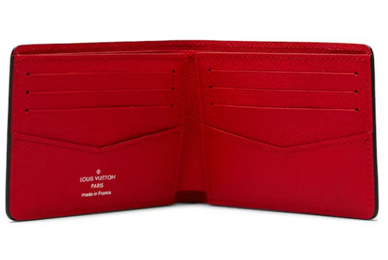 Louis Vuitton x Supreme Slender Wallet Epi Red