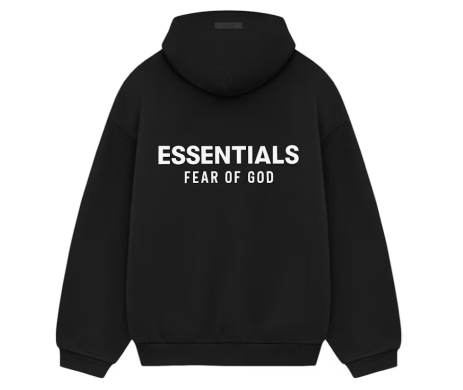 Fear of God Essentials Fleece Hoodie (FW24) Black