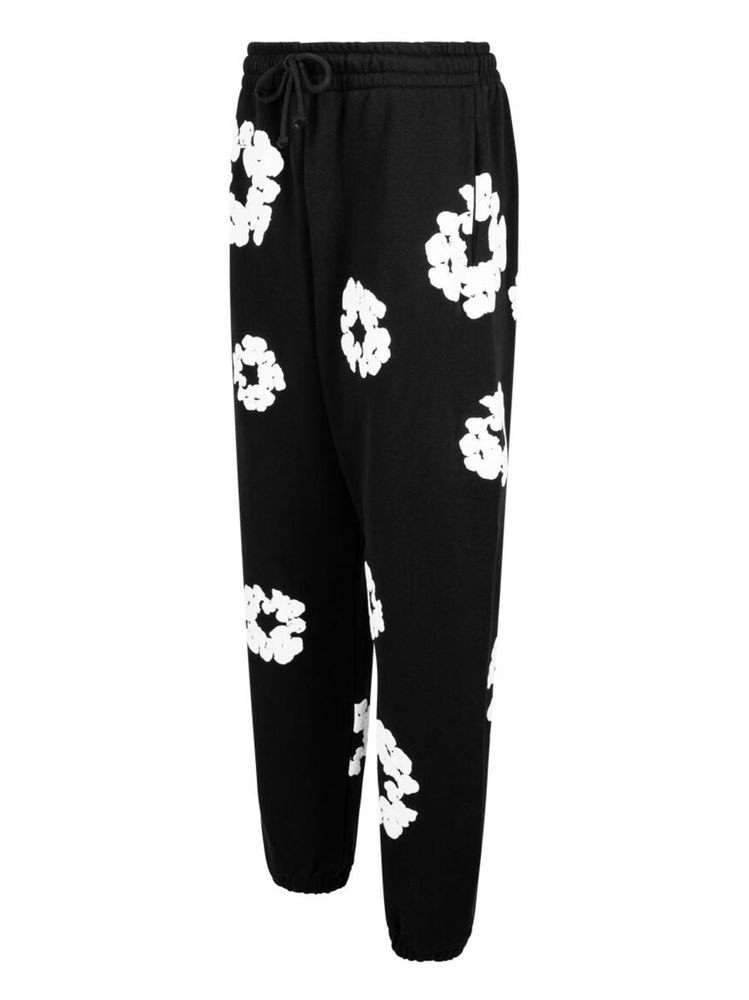 Denim Tears The Cotton Wreath Sweatpants Black