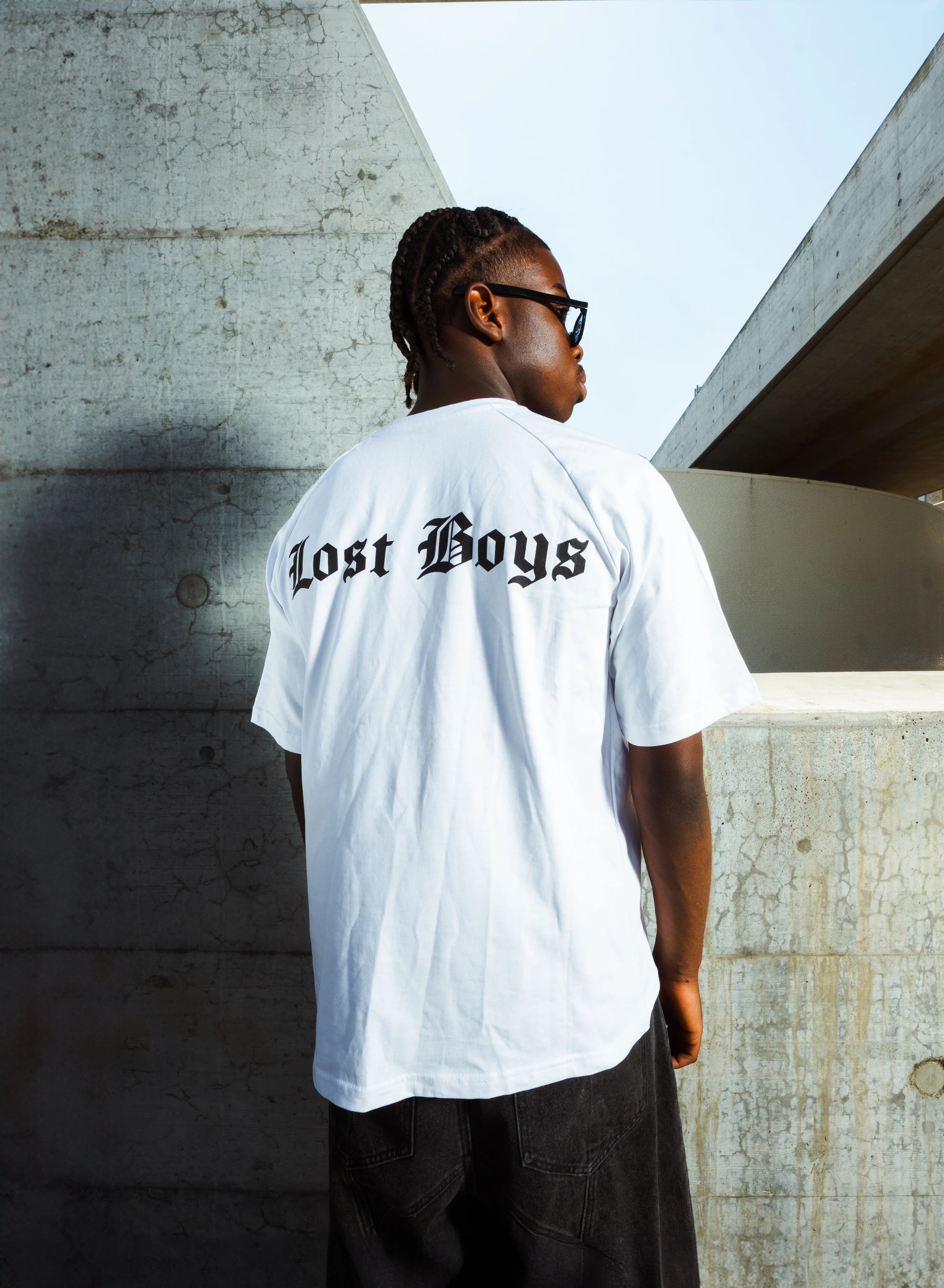 Lost Boys Logo Mania Tee White