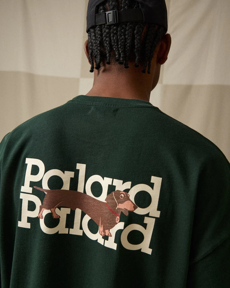 Palard Dachshund Tee Green