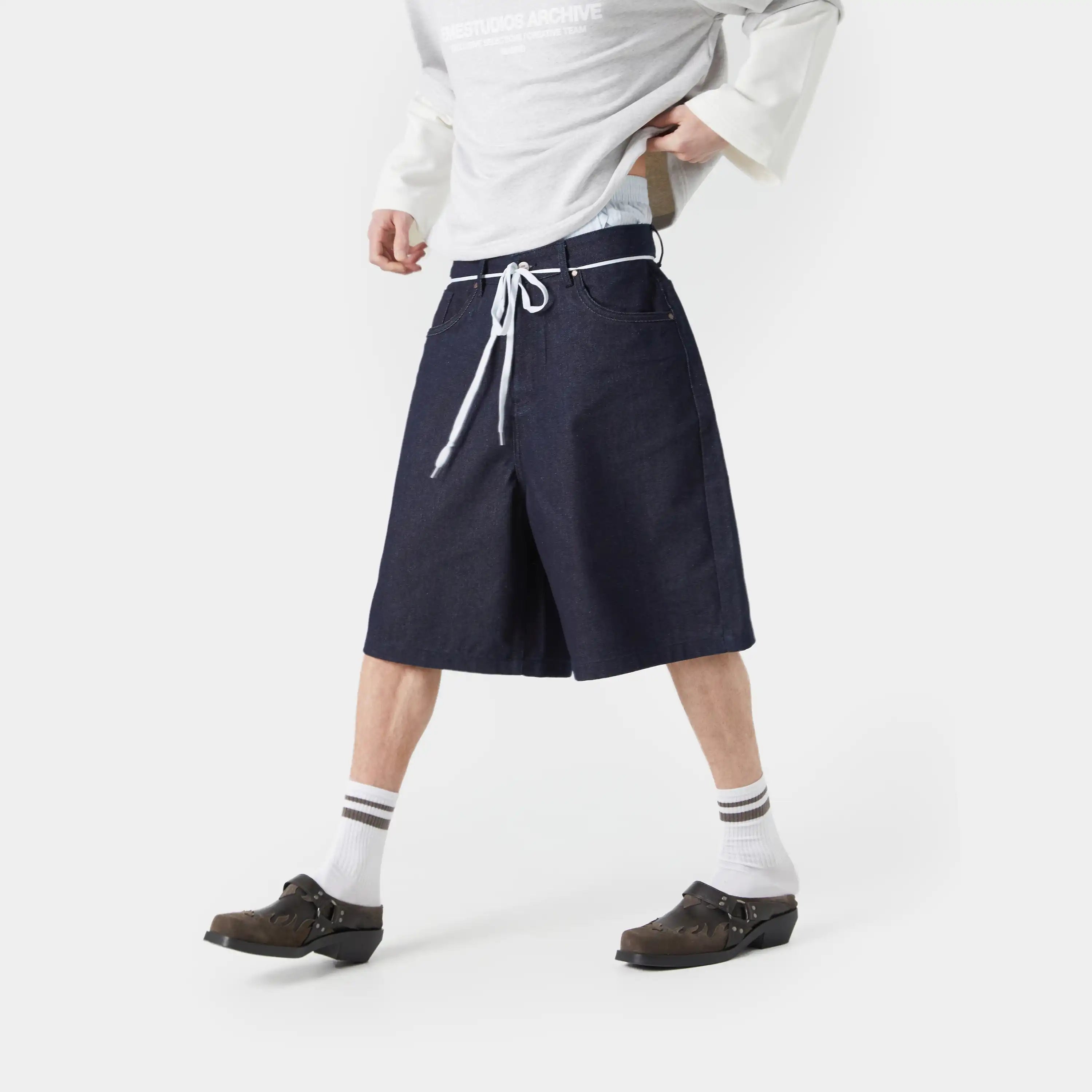Eme Studios Andy Ice Denim Jorts