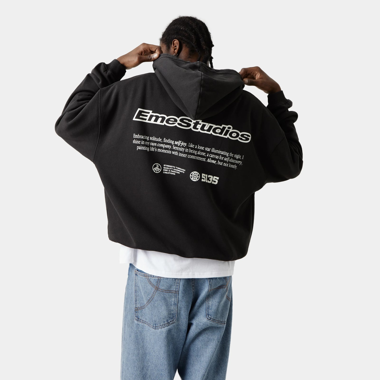 EME STUDIOS GRIN SHADOW OVERSIZED HOODIE