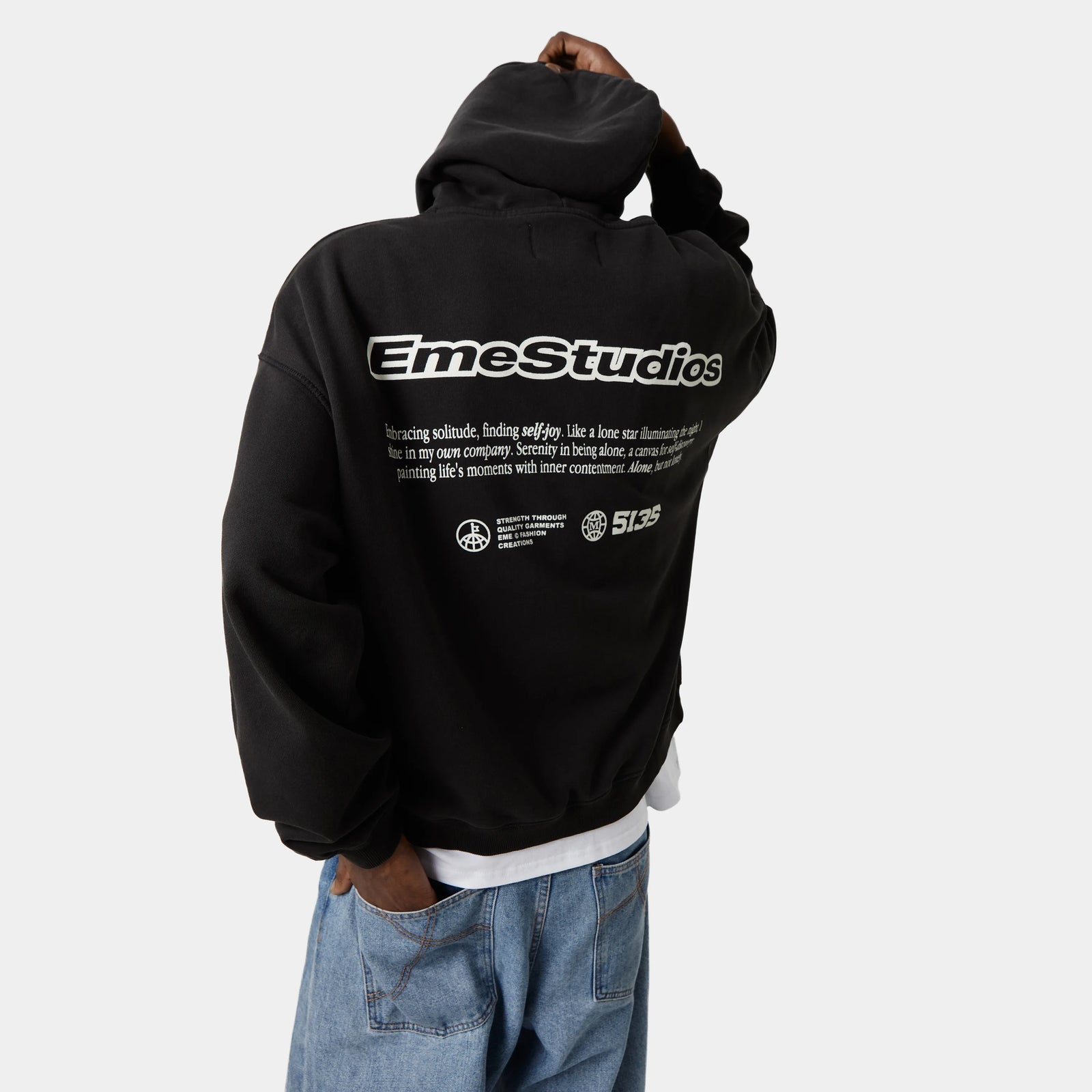 EME STUDIOS GRIN SHADOW OVERSIZED HOODIE