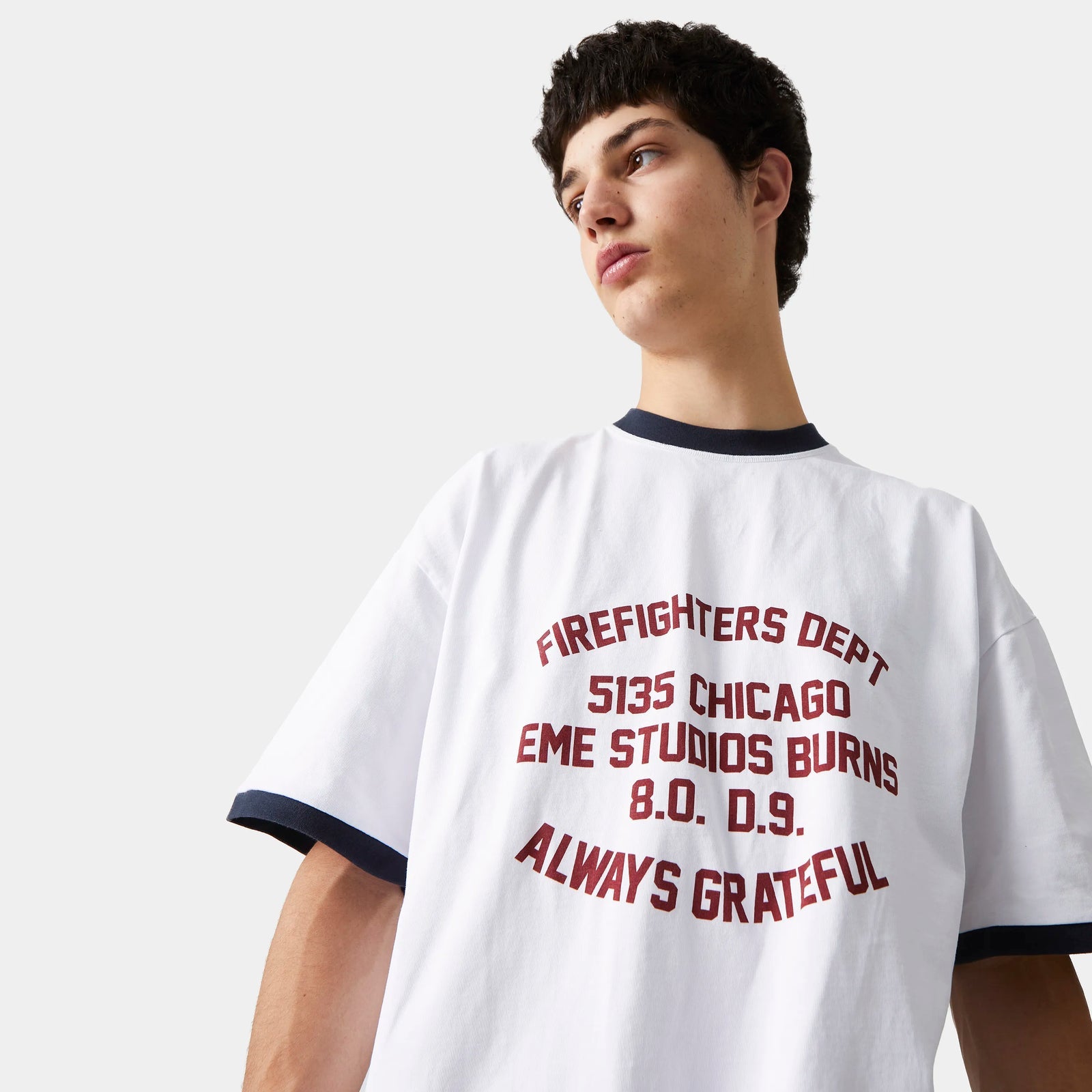 Eme Studios Chicago Fire Pearl Oversized Tee