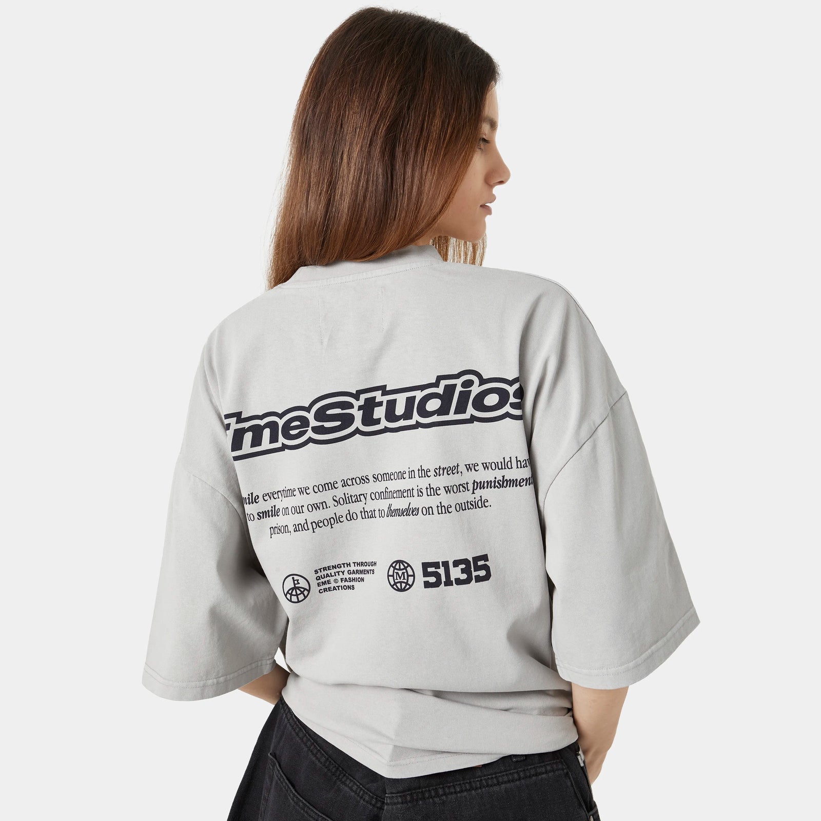 Eme Studios Grin Mist Oversized Tee