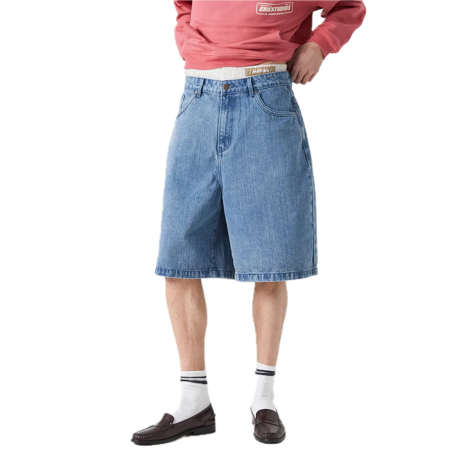 Eme Studios Andy Scratch Denim Jorts