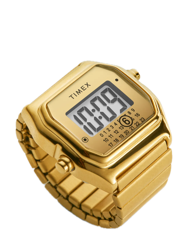 Timexx MM6 T80 Gold-Tone Ring Watch - S/M