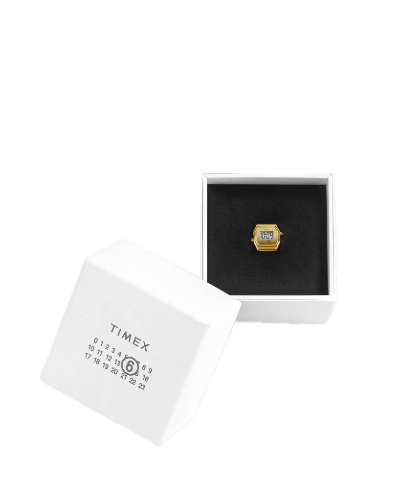 Timexx MM6 T80 Gold-Tone Ring Watch - S/M