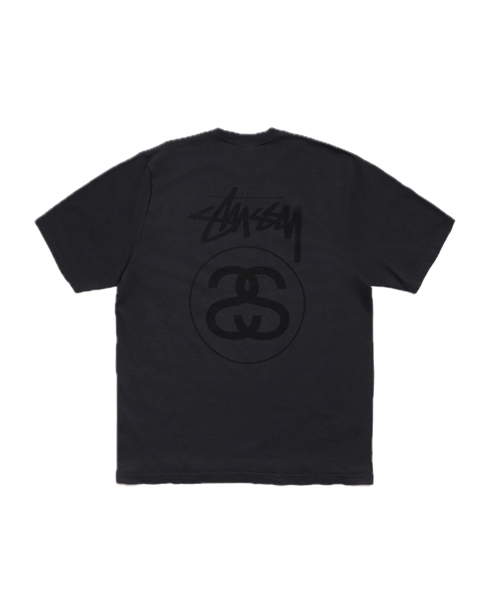 Stüssy Stock Link Pigment Dyed T-Shirt Faded Black