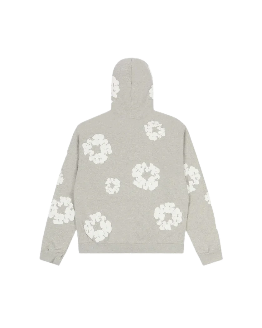 Denim Tears Cotton Wreath Zip Hoodie Gray