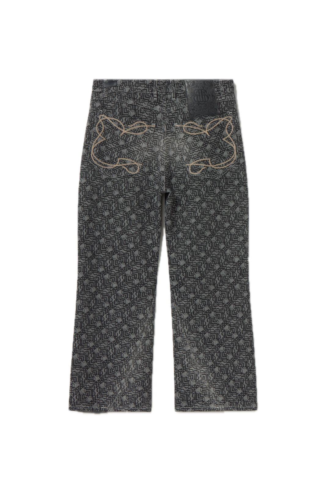 Ugo Boulard Jacquard Denim Pant V2 Black