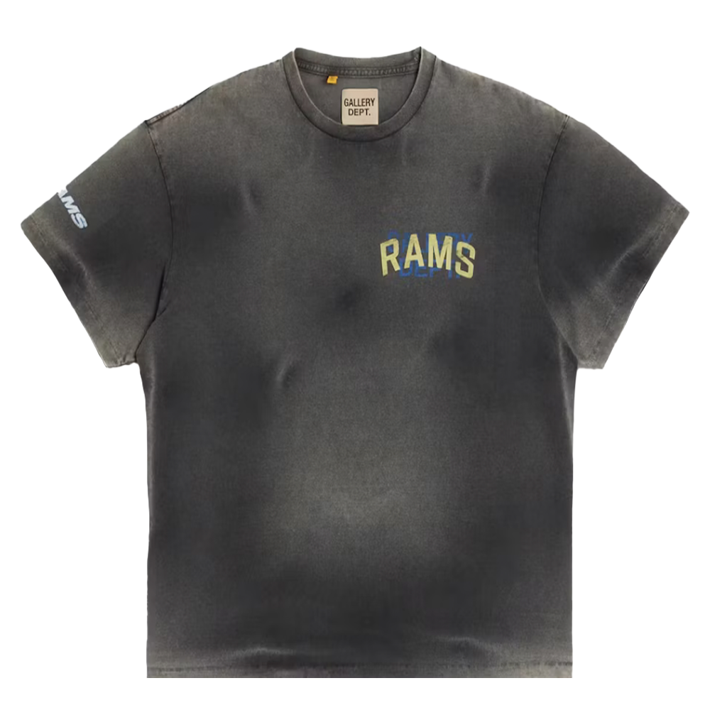 Gallery Dept. LA Rams Sun Faded Tee Black