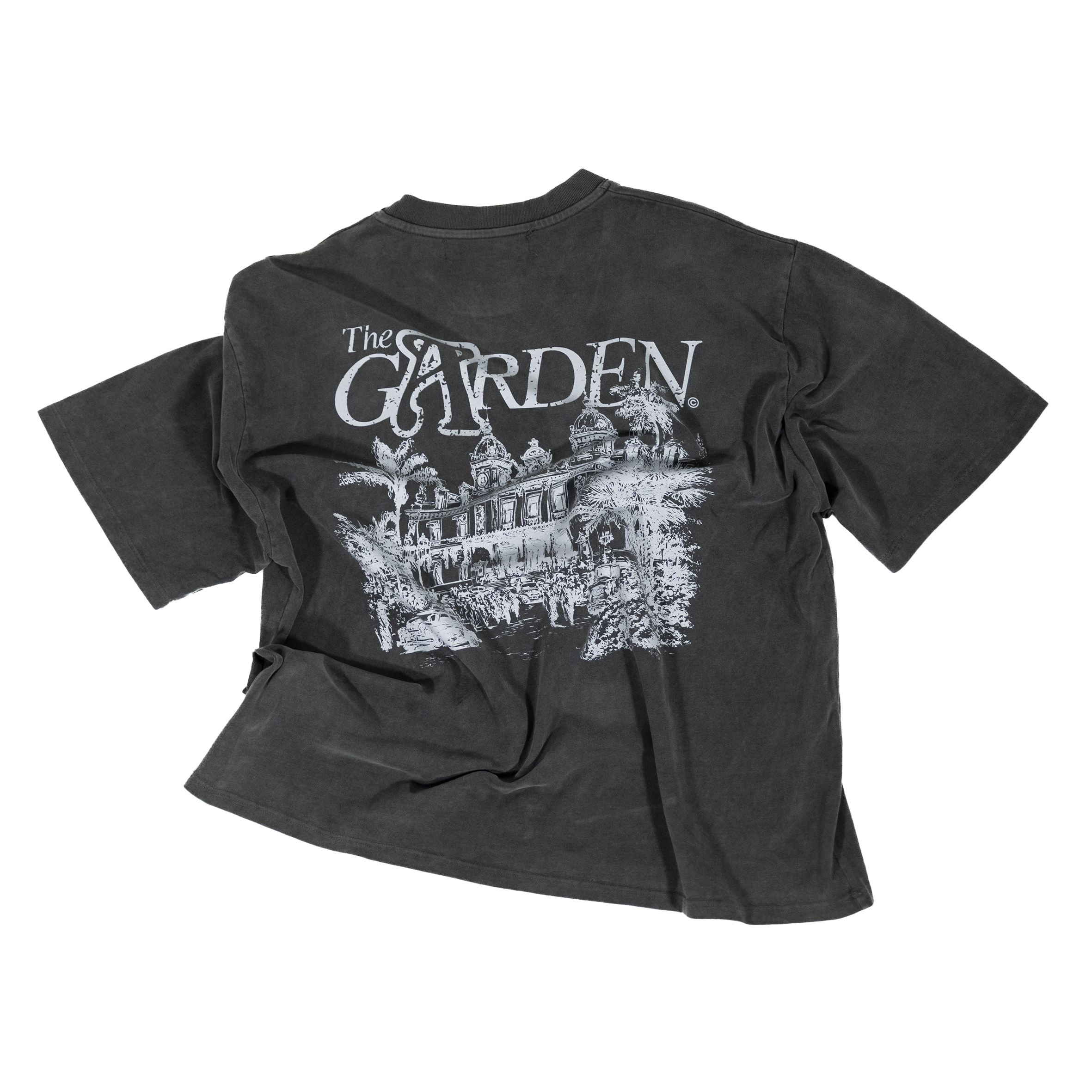 The Garden Casino T-shirt Washed Black