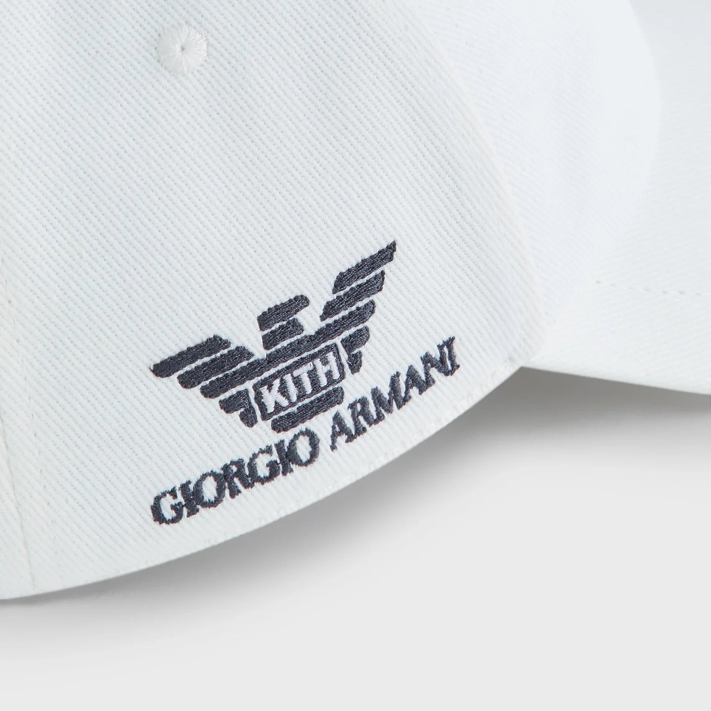 Giorgio Armani &amp; Kith Capri Classic Cap White