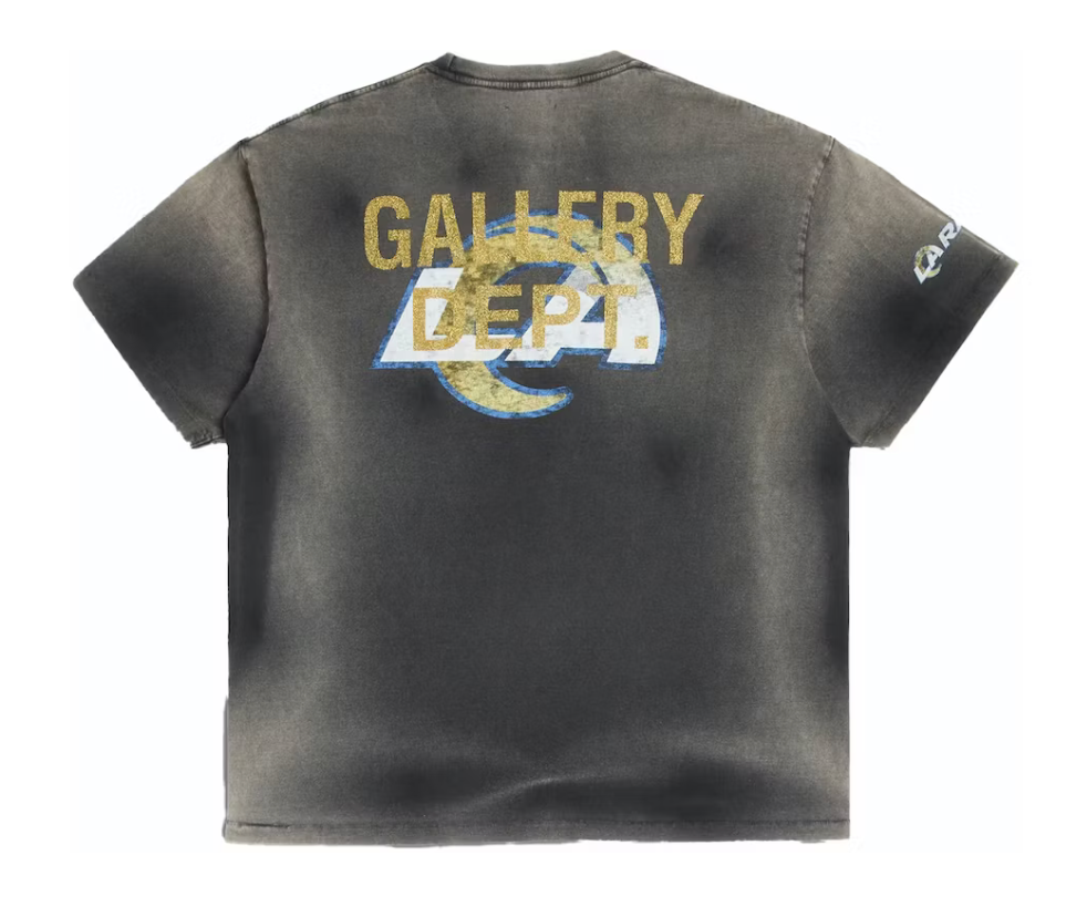 Gallery Dept. LA Rams Sun Faded Tee Black